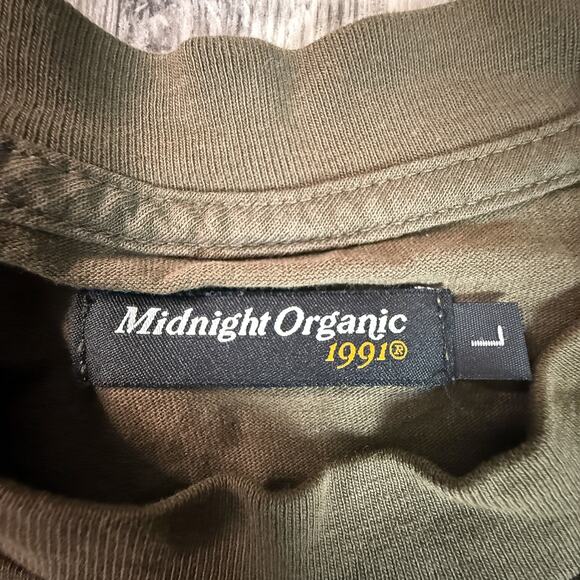 Midnight Organic 1990s Graphic Tee Streetwear Brand T-Shirt - Picture 6 of 6